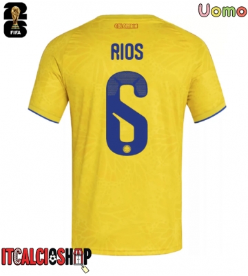 Colombia Richard Rios #6 Prima Maglia Mondiali 2026 Manica Corta